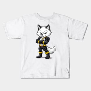 Wolf White Ranger Kids T-Shirt